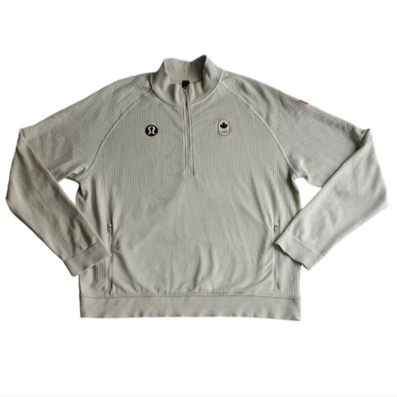 Lululemon Team Canada Engineered Warmth Biege Jacket Size XXL - Picture 1 of 11